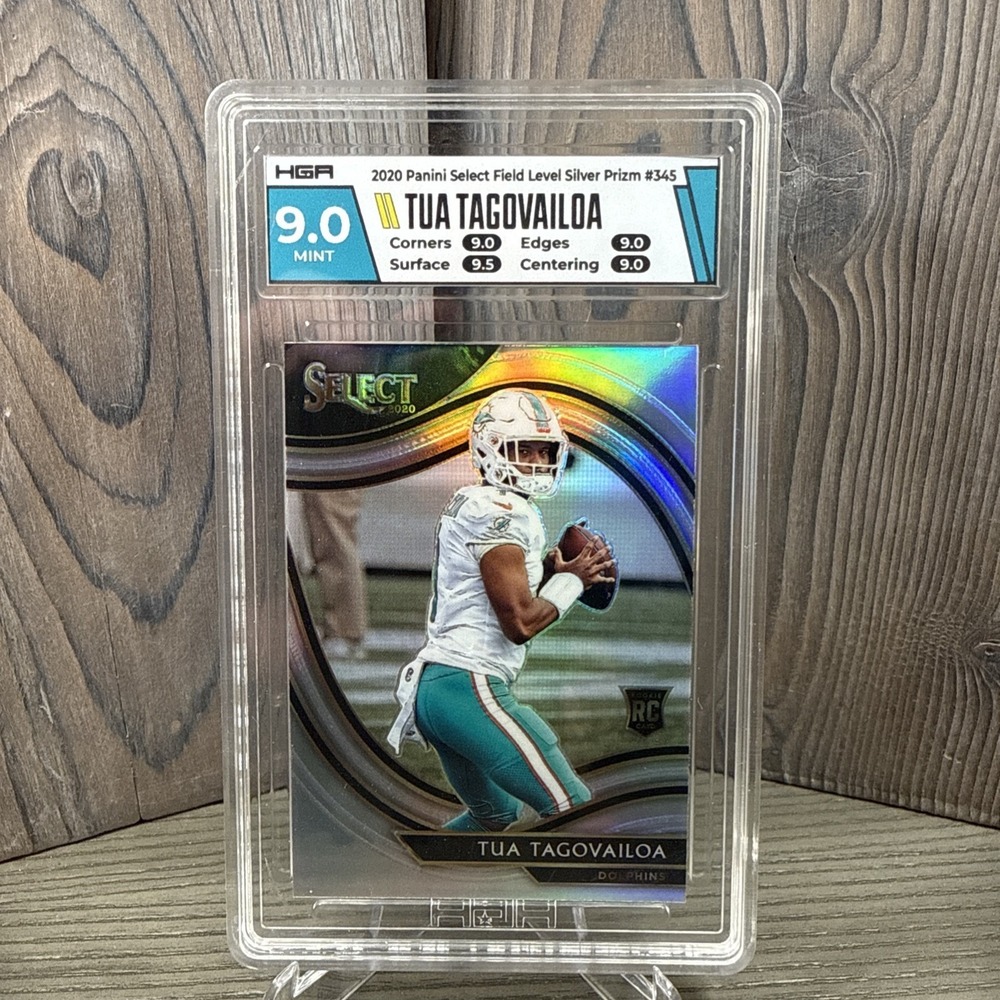 2020‎ Select Tua Tagovailoa RC Field Level Silver HGA 9 Mint